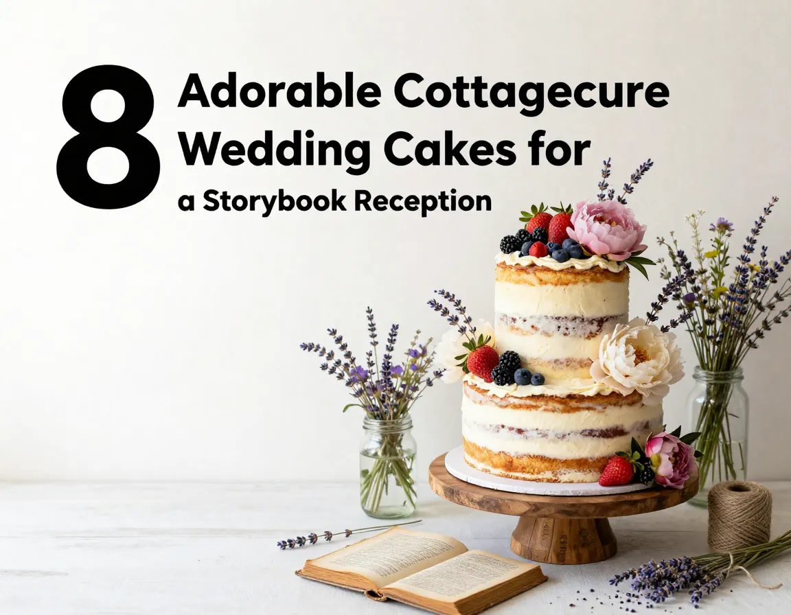 Rustic semi naked wedding cake with fresh berries peonies on wooden stand