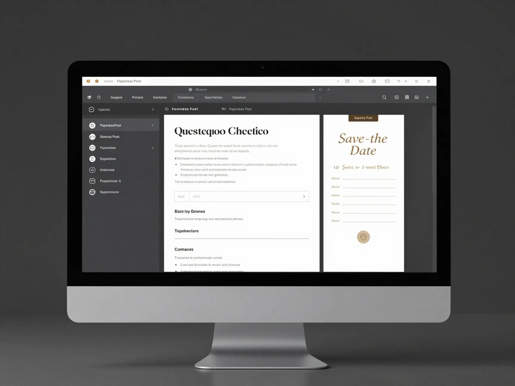 Paperless post elegant premium design digital invitation guest address collection