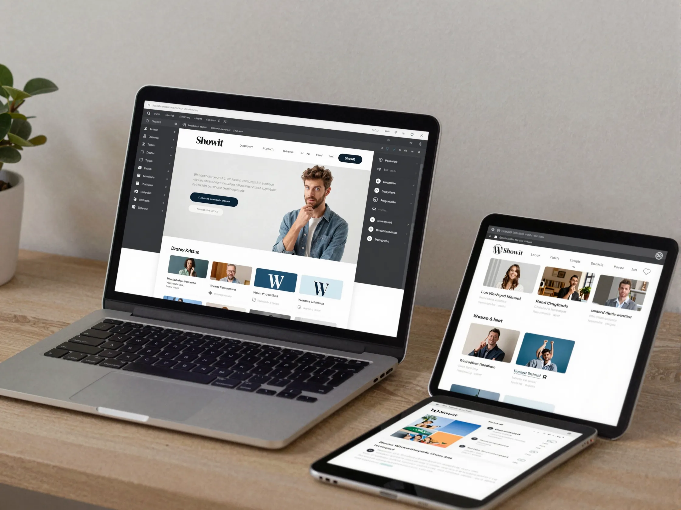 Davey krista taylor template showit editor wordpress blog creative studio