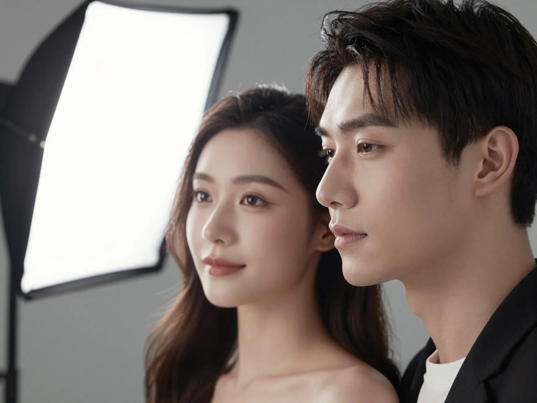 Complete control over lighting in a polished studio portrait