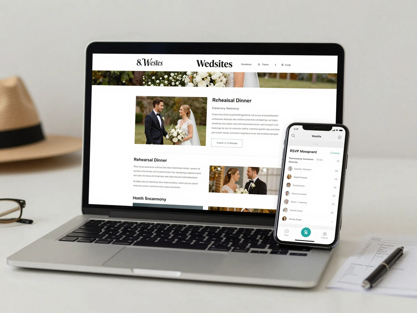 Wedsites multi event wedding website for guest communication hub
