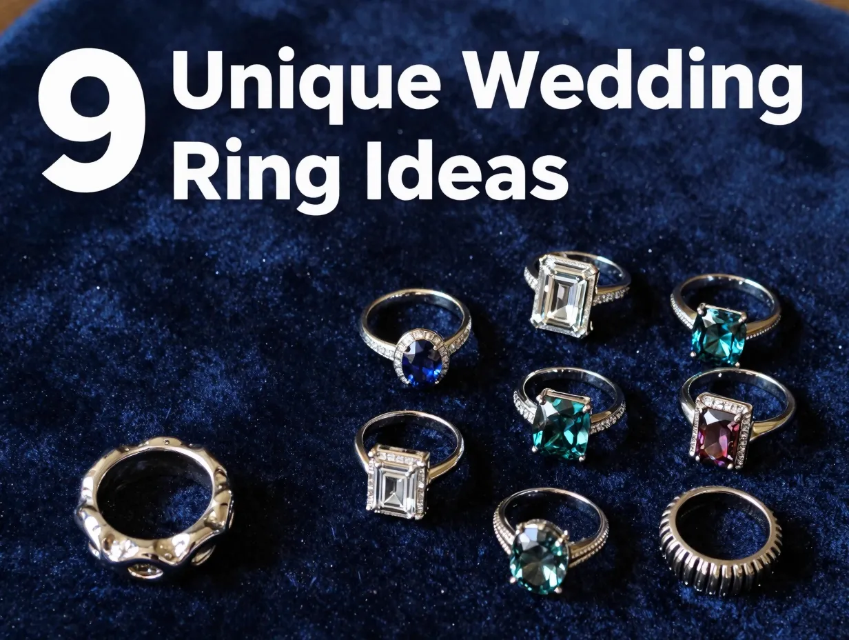 Sculptural toi et moi east west colored gemstone vintage ring flatlay