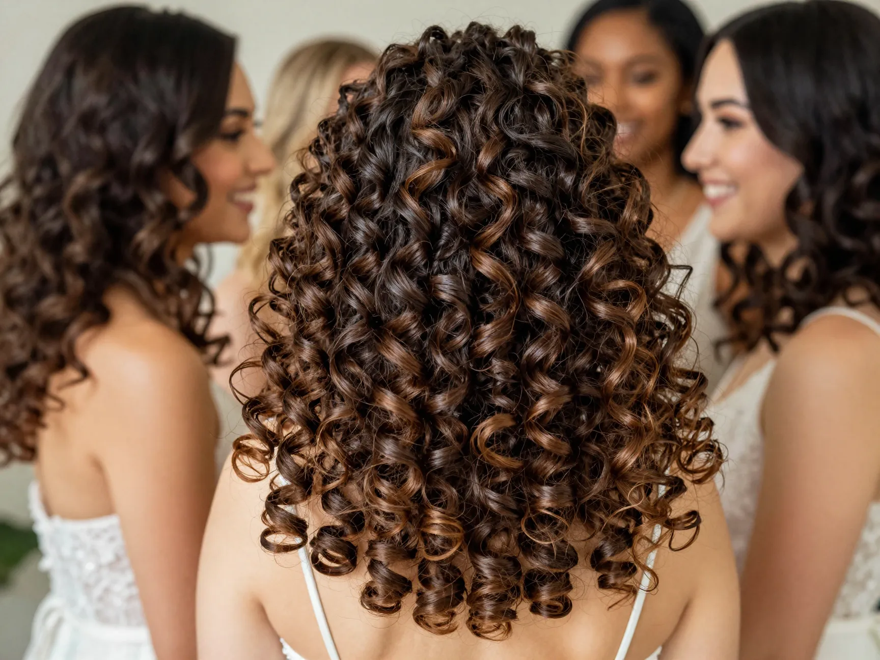 Defined textured natural curls celebrated as a design element