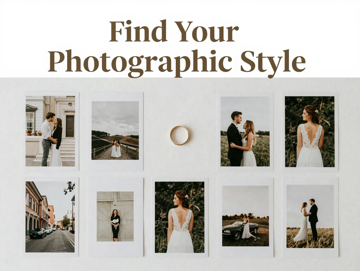 Nine engagement photo galleries styles grid flat lay ring center