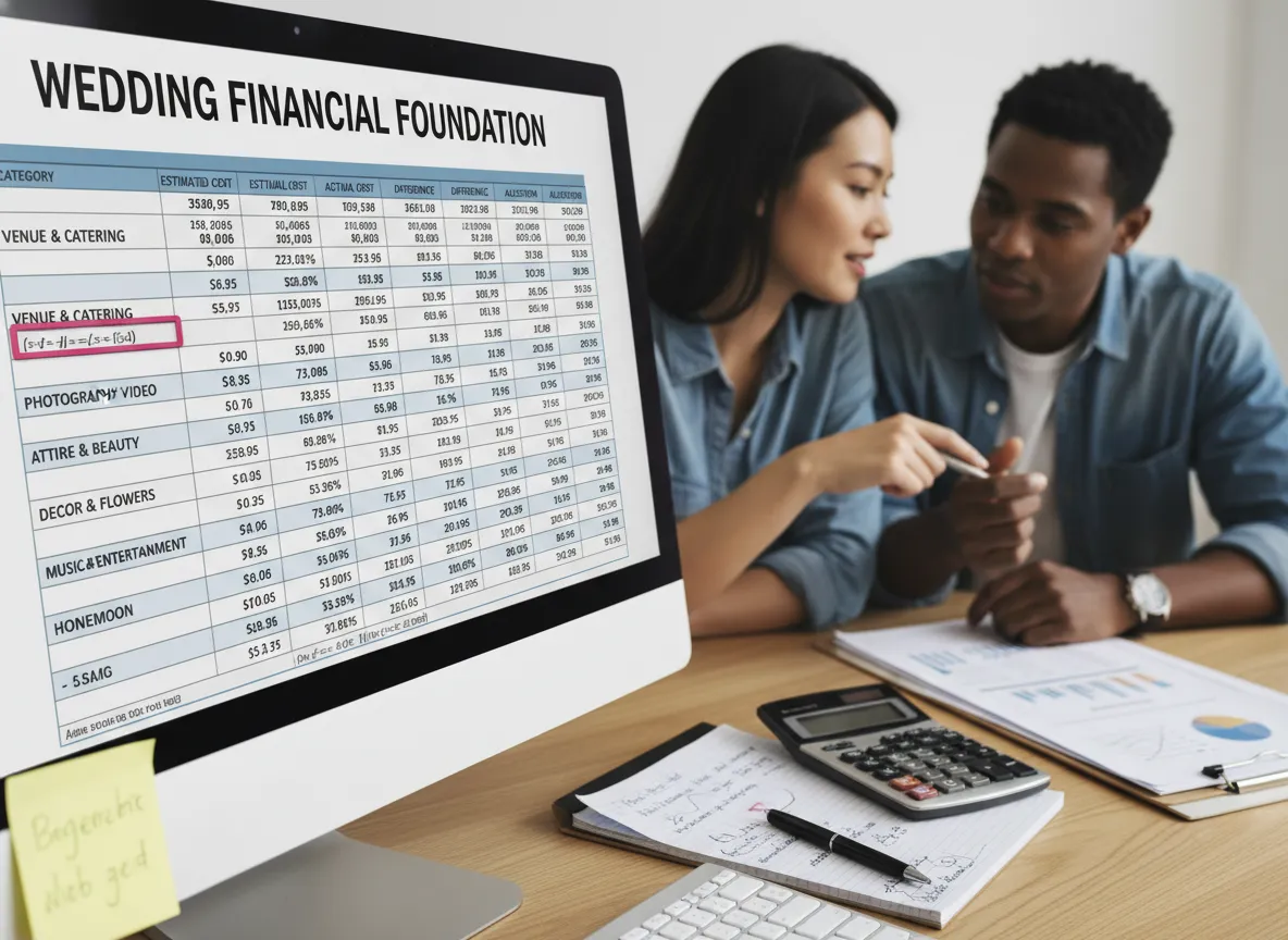 Realistic budget spreadsheet calculations financial planning foundation