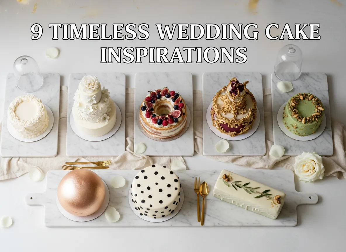 Nine timeless wedding cake inspirations lush editorial tablescape display