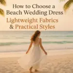 How to Choose a Beach Wedding Dress: Lightweight Fabrics & Practical Styles