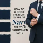 How to Choose the Right Shade of Navy for Your Groomsmen Suits
