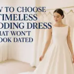 How to Choose a Timeless Wedding Dress That Won’t Look Dated