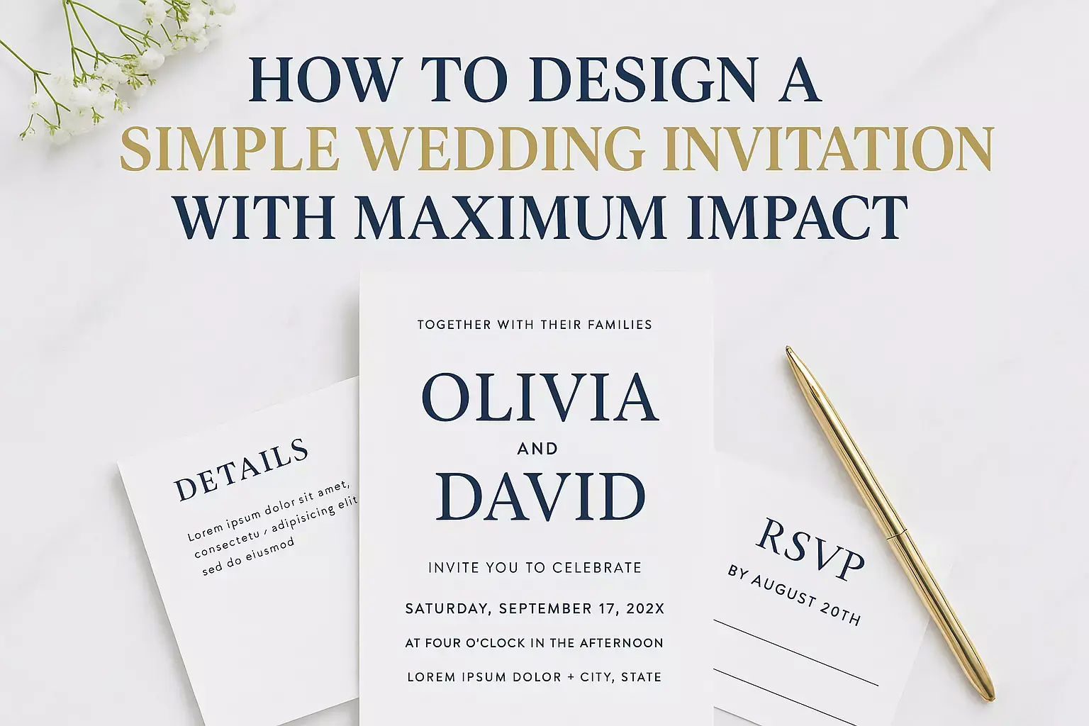 Read more about the article How to Design a Simple Wedding Invitation with Maximum Impact