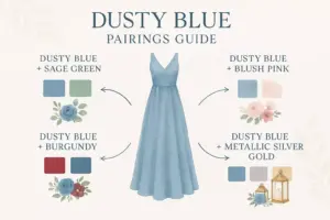 Read more about the article 8 Stunning Dusty Blue Bridesmaid Dresses for Every Body Type