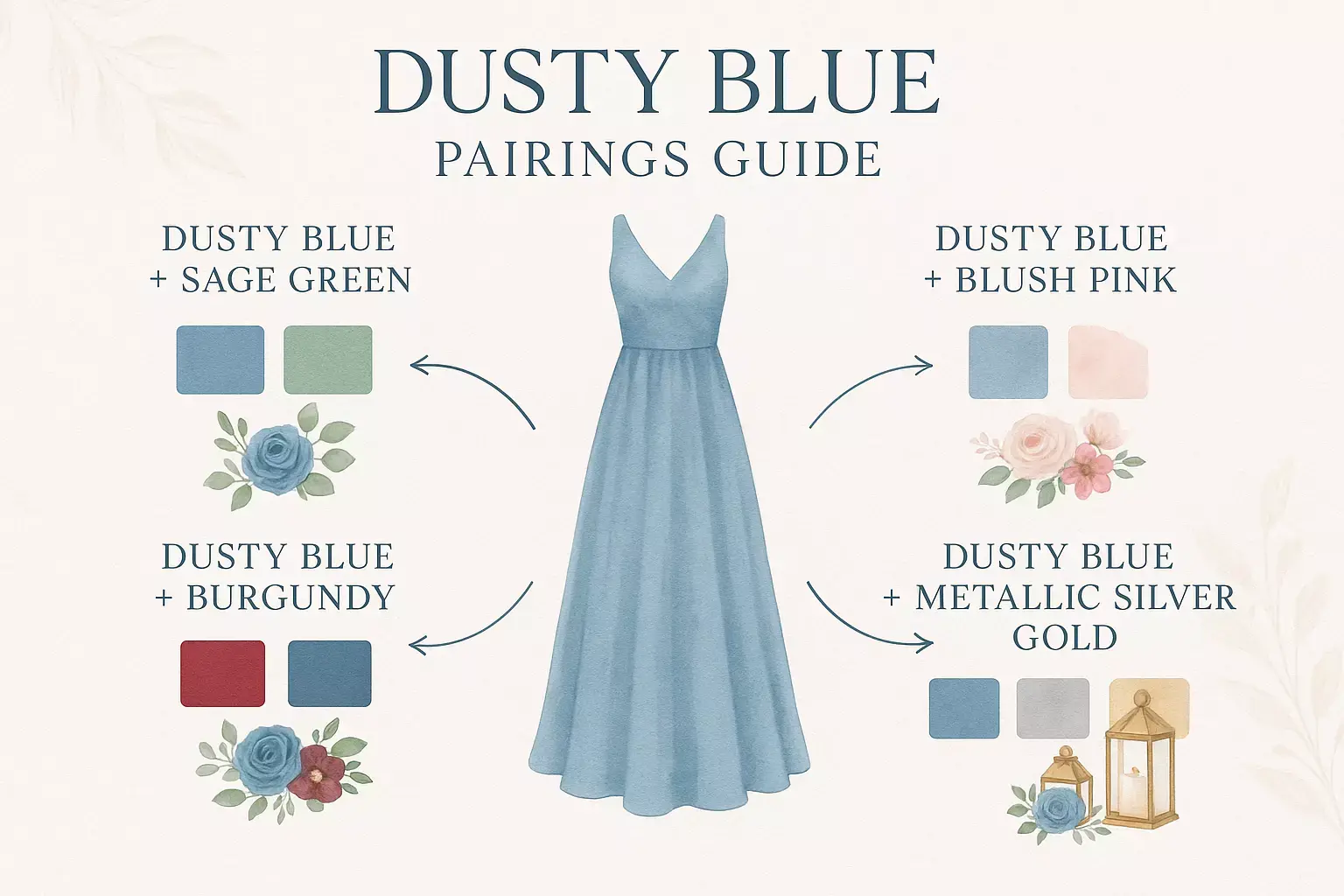 Read more about the article 8 Stunning Dusty Blue Bridesmaid Dresses for Every Body Type