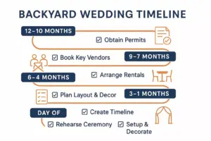 Read more about the article How to Plan a Backyard Wedding: The Ultimate Logistics Checklist
