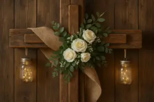 Read more about the article 5 Elegant Cross Wedding Backdrop Ideas for a Ceremony Focal Point