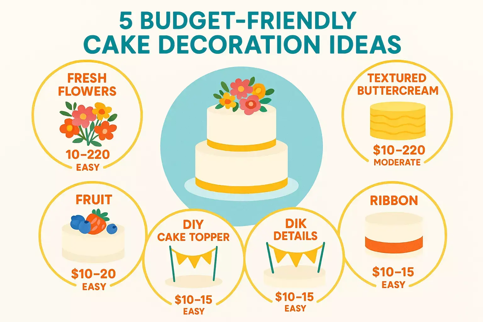 Read more about the article How to Achieve an Elegant and Unique Wedding Cake on a Budget