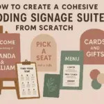 How to Create a Cohesive Wedding Signage Suite from Scratch