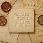 How to Get an Authentic Vintage Look for Your Wedding Invitations