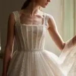6 Elegant Square Neckline Wedding Dresses That Define Sophistication