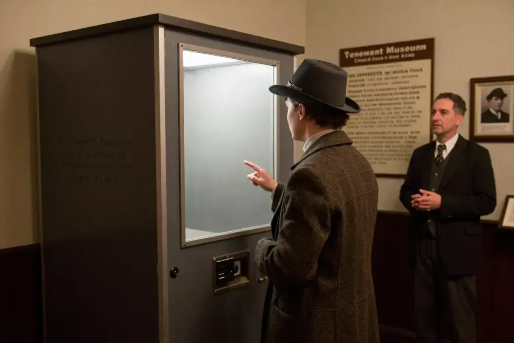 Tenement museum 1930s booth visitor period costume immigration history