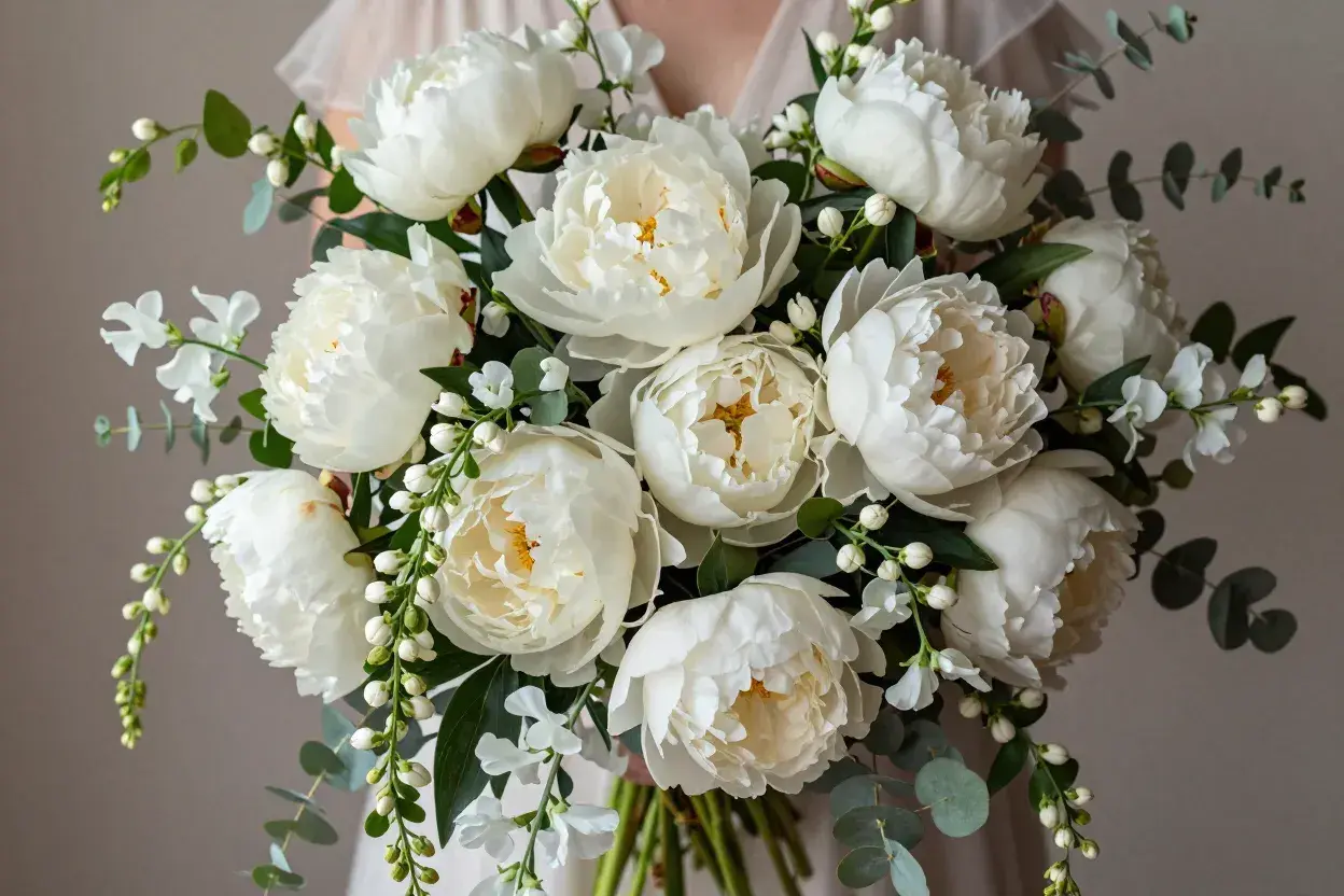 Read more about the article 7 Ethereal White Cascading Bridal Bouquets for a Timeless Look
