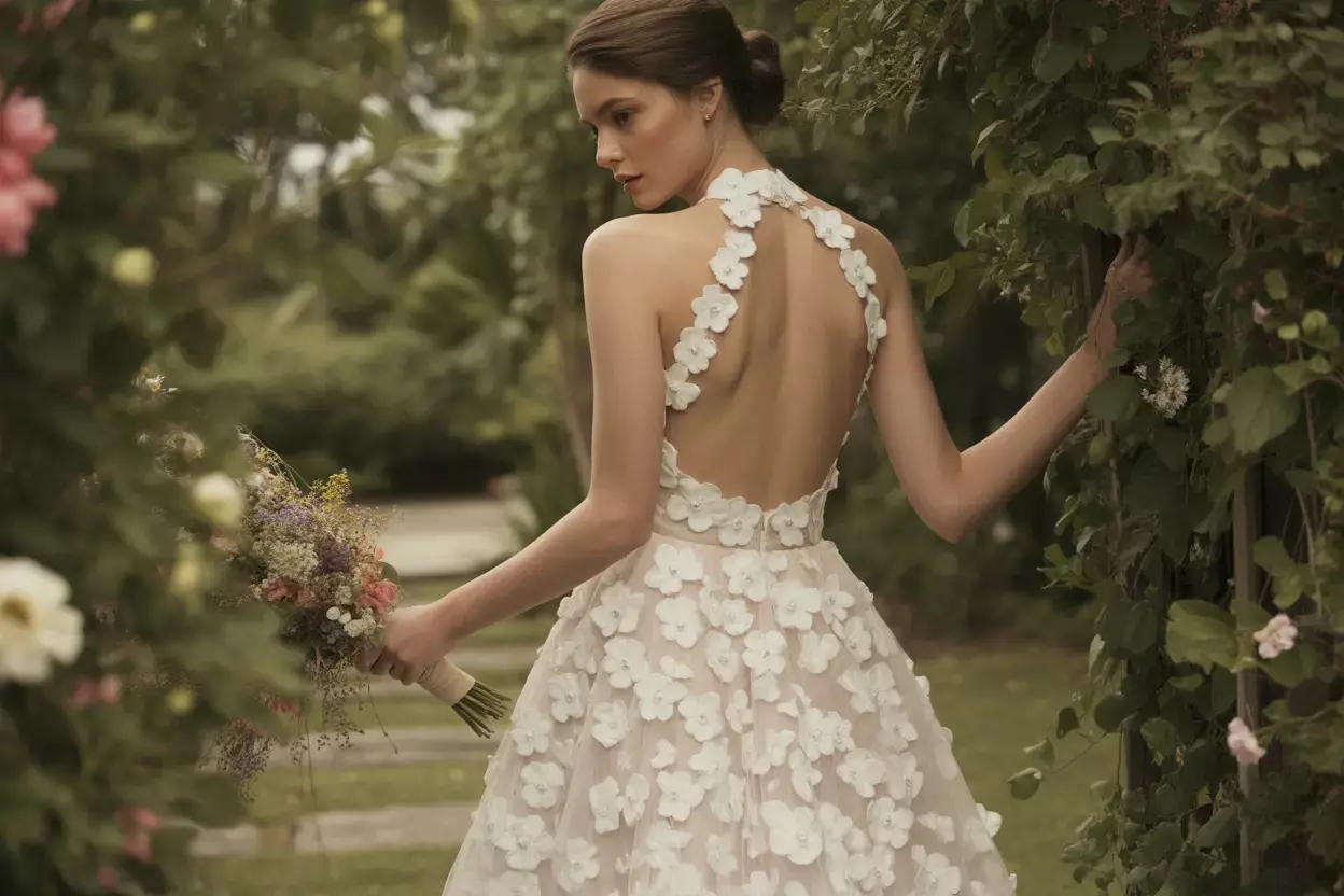 Read more about the article 7 Breathtaking Halter Top Open Back Wedding Dresses You’ll Adore