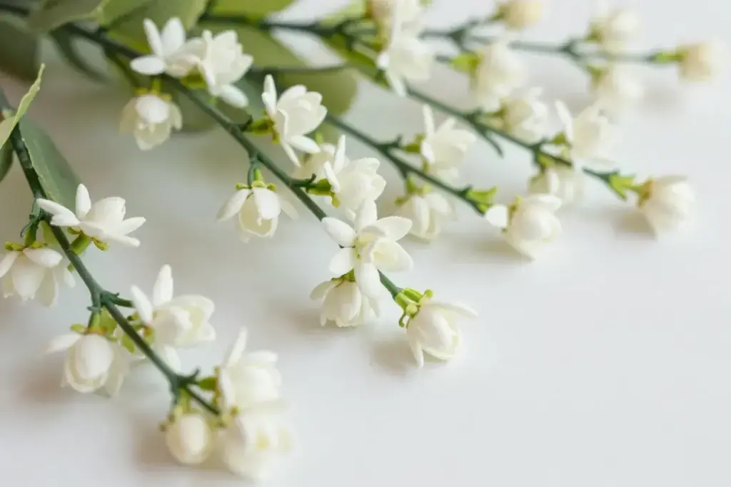 Artificial jasmine vine delicate star flowers flexible trailer