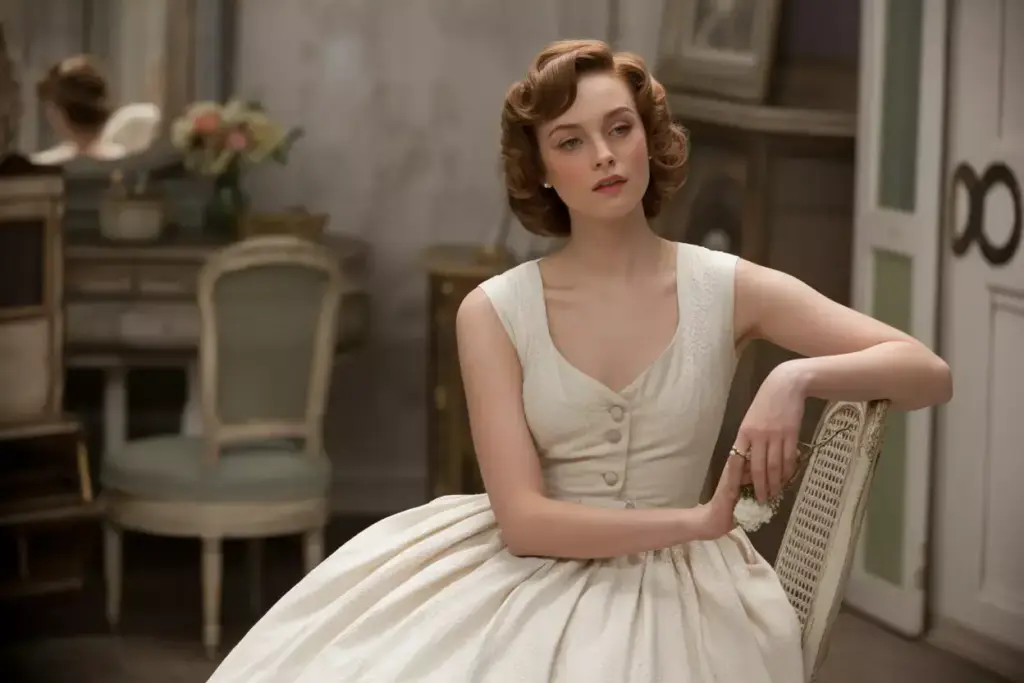 The vintage inspired 1950s bride garden party styled