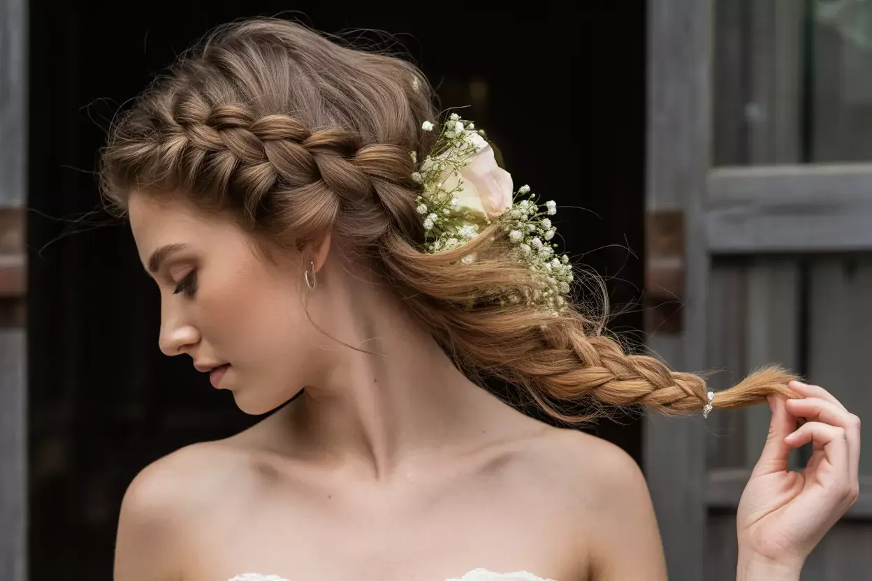 Read more about the article 7 Perfect Bride Hairstyles for a Strapless Dress (From Classic Updos to Boho Waves)