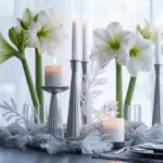 8 Romantic Wedding Centerpieces Combining Candles and Flowers