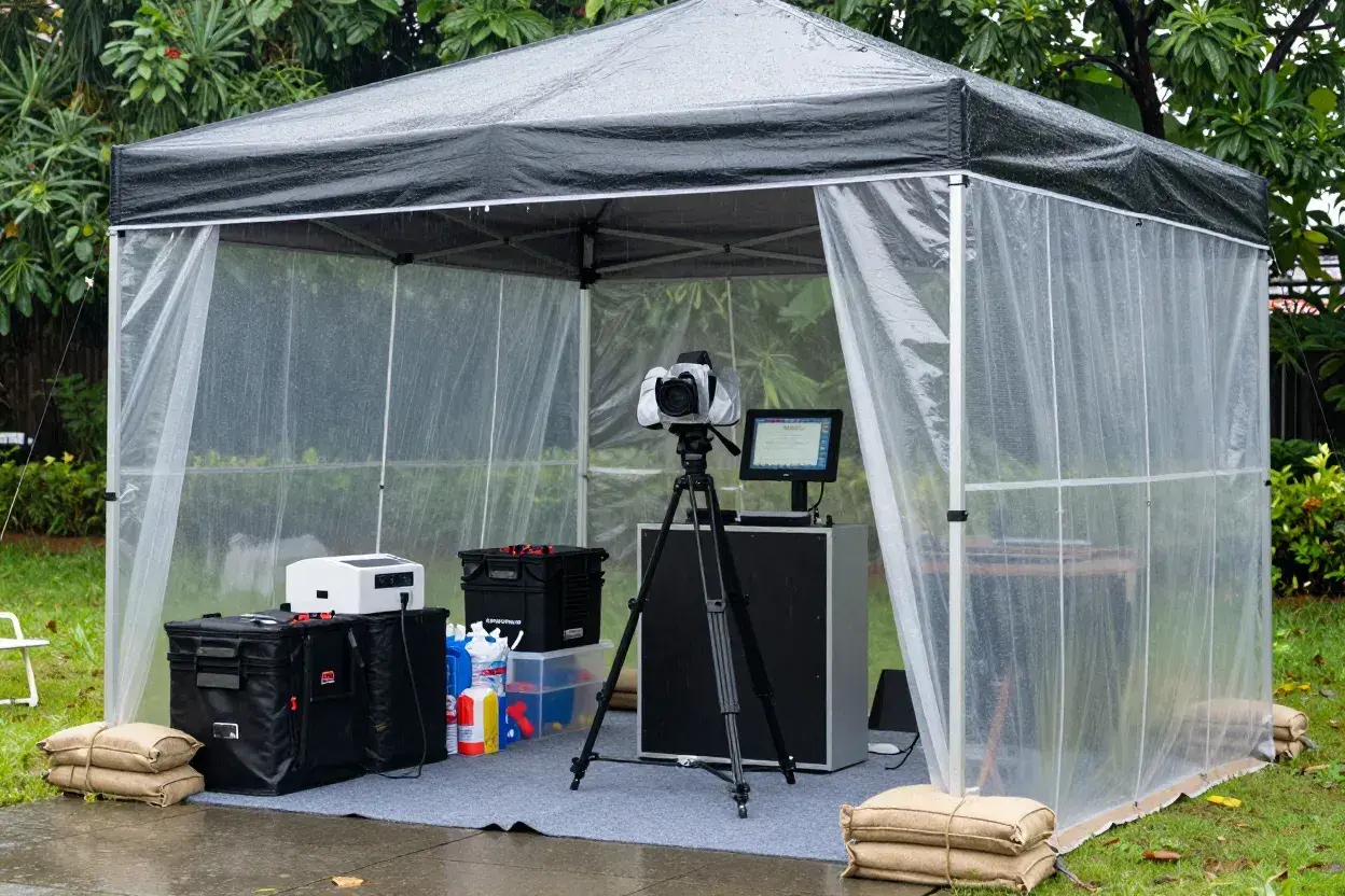 Read more about the article 8 Essential Tips for Using Outdoor Photo Booths (Rain or Shine!)