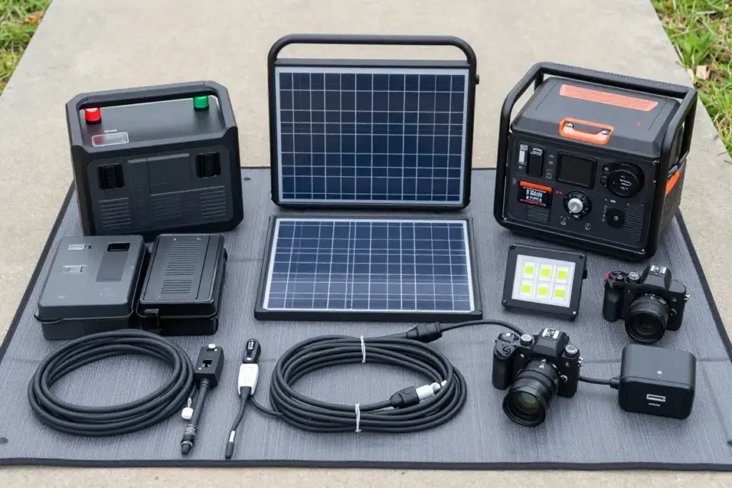 Portable power solutions for outdoor photo booth batteries solar generator