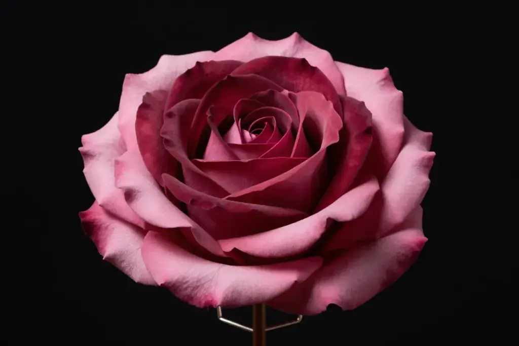 Composite glamelia bouquet giant sculptural rose petal gradient