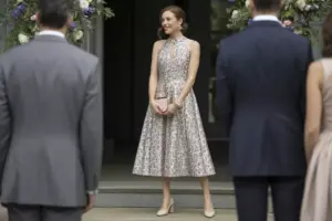 Read more about the article 8 Chic High Neckline Wedding Guest Dresses That Are Appropriately Stunning