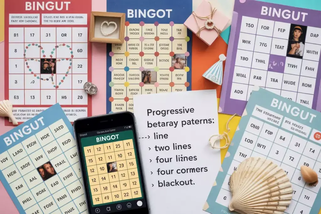 Creative bingo variations patterns and digital options collage