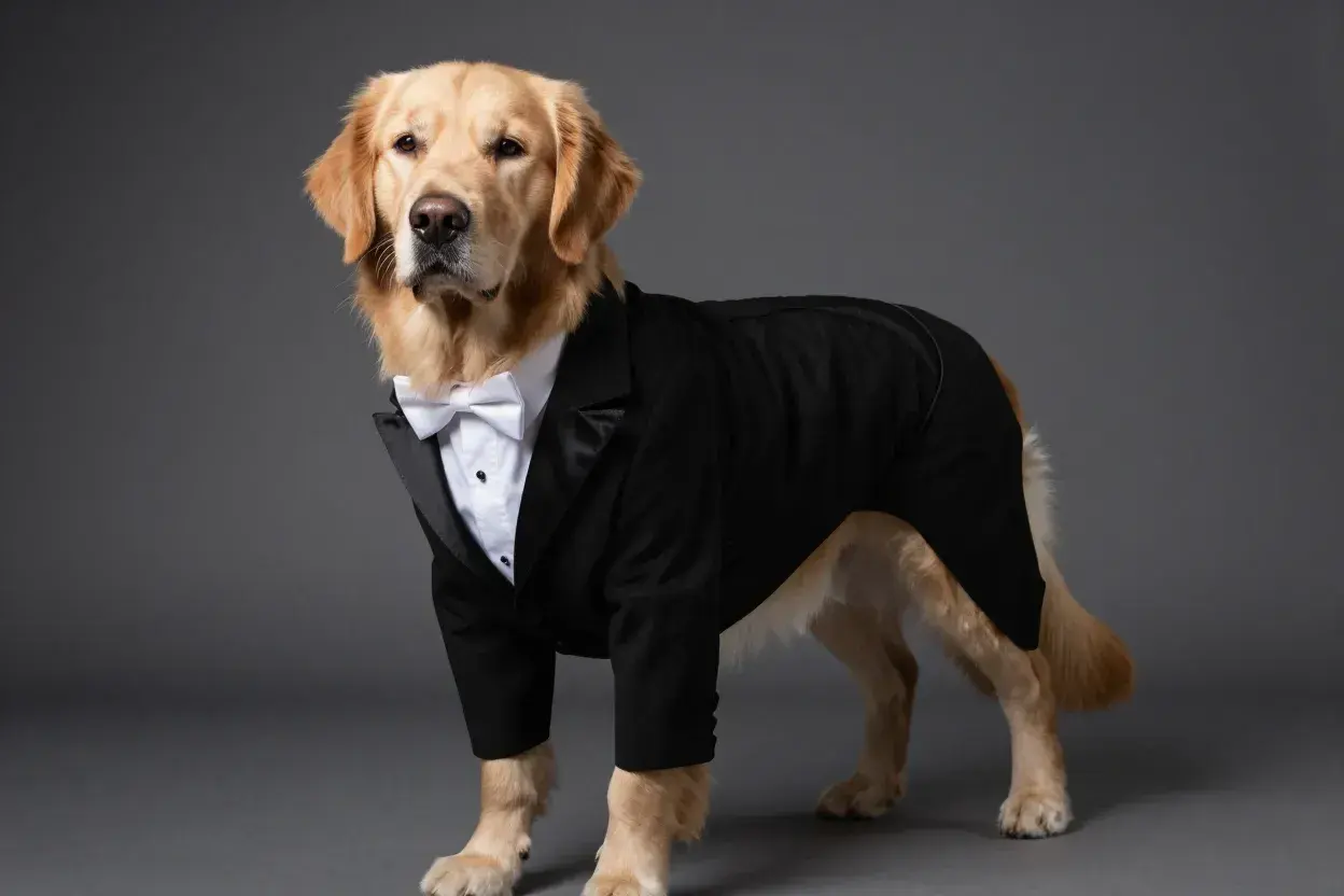 Read more about the article 7 Golden Retriever Wedding Outfits for the Goodest Boy or Girl
