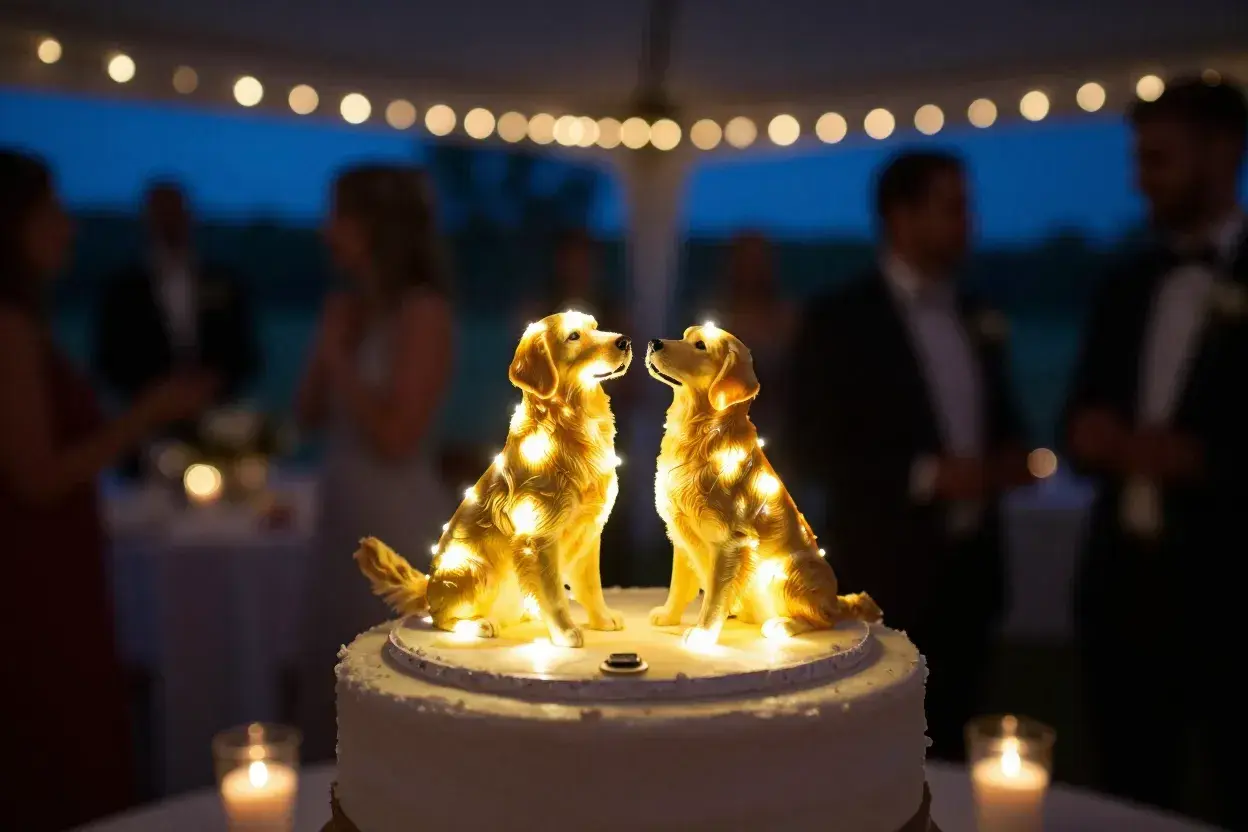 Read more about the article 7 Golden Retriever Wedding Cake Toppers to Celebrate Your Best Friend
