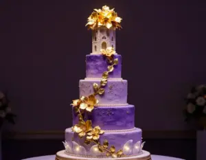 Read more about the article 7 Dreamy Tangled Wedding Cakes Featuring the Golden Flower