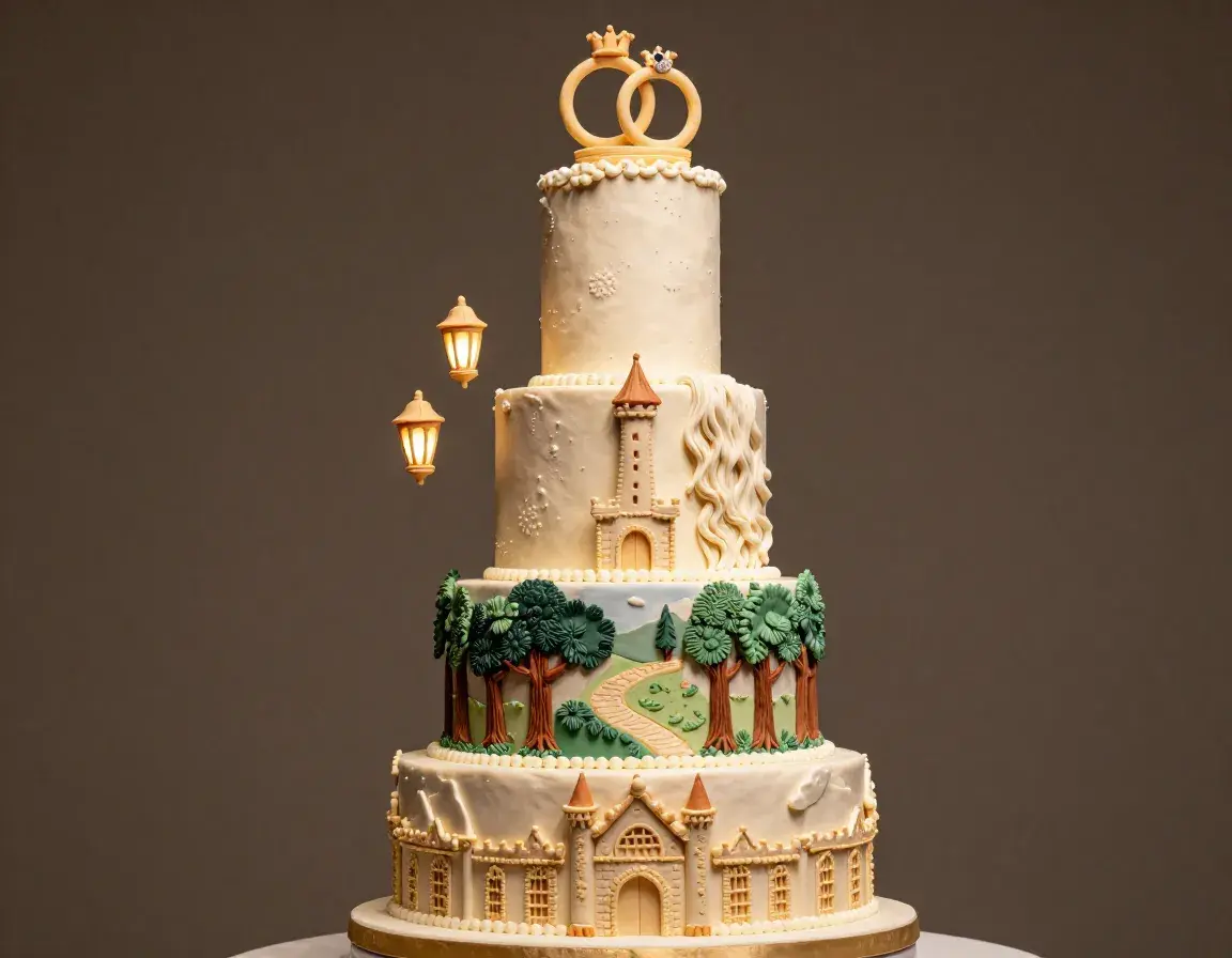 Read more about the article 6 Enchanting Disney Tangled Wedding Cake Ideas We’re Obsessed With
