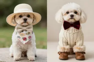 Read more about the article 7 Stylish Small Dog Wedding Attire Ideas Beyond The Basic Tux