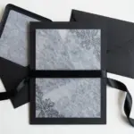 9 Striking Black and White Wedding Invitations for Dramatic Elegance