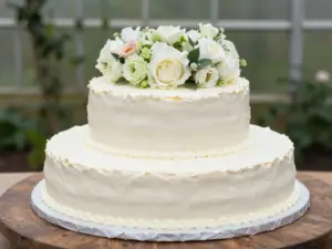 Read more about the article 8 Stunning One-Tier Wedding Cake Designs That Make a Huge Statement