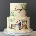 8 Beautiful Wedding Cake Designs 2 Tier Options for Intimate Celebrations