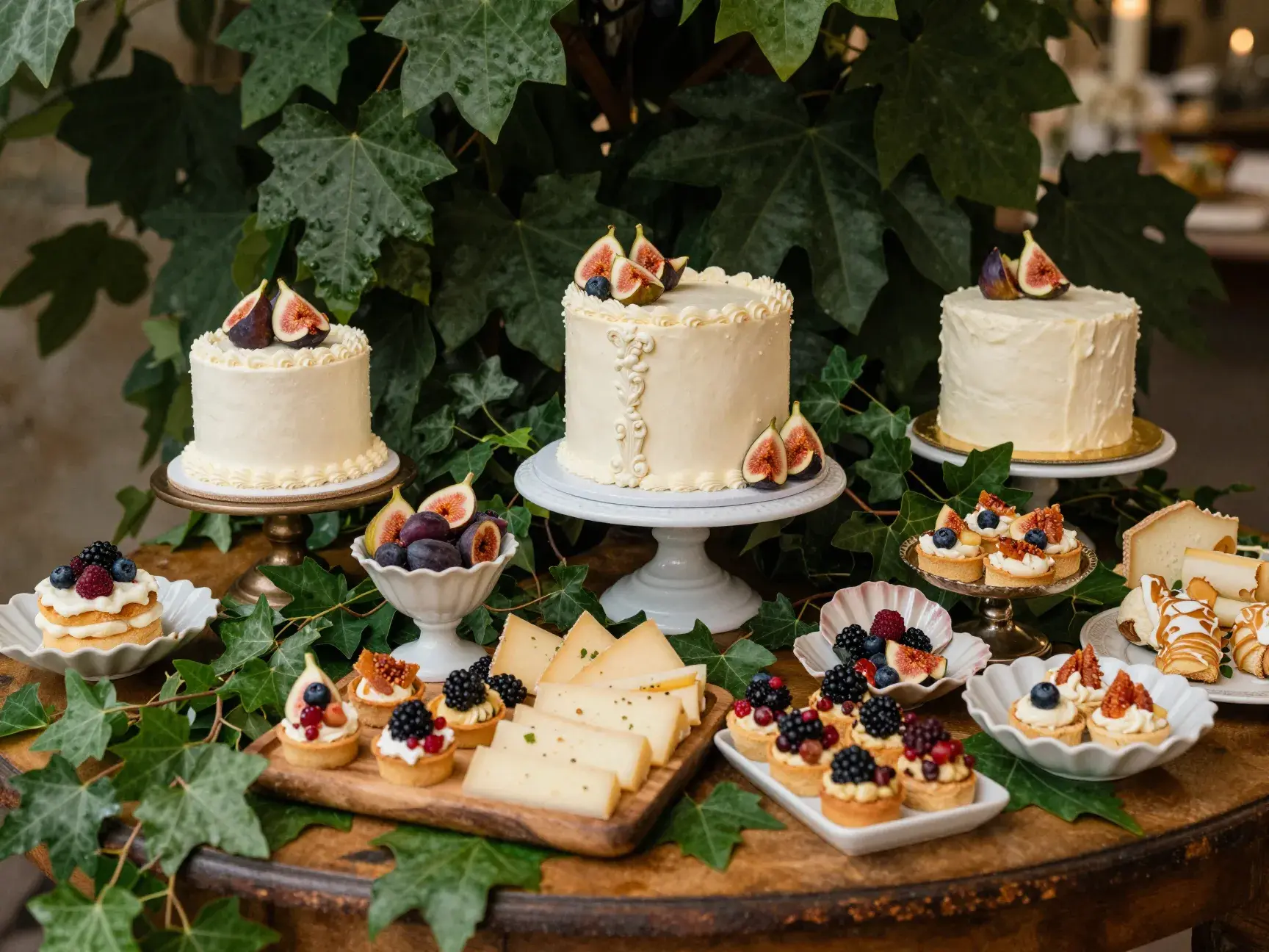 Read more about the article 8 Wedding Cakes Table Ideas for a Show-Stopping Dessert Display